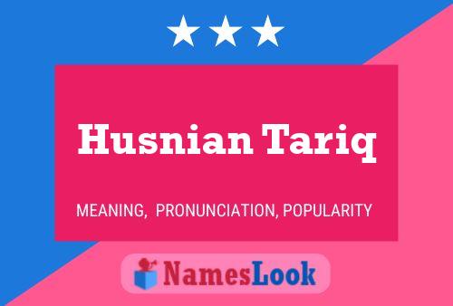 Постер имени Husnian Tariq