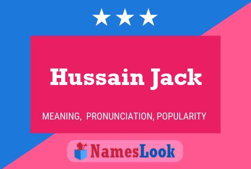 Постер имени Hussain Jack