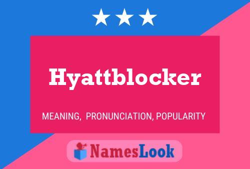 Постер имени Hyattblocker