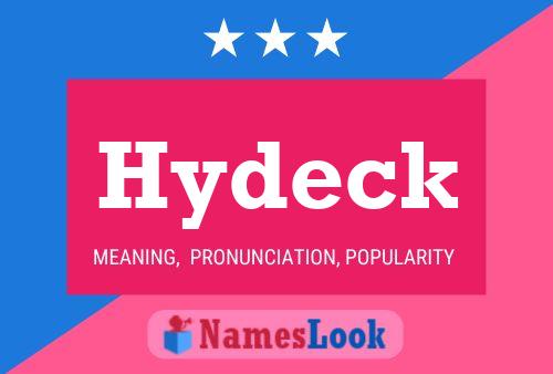 Постер имени Hydeck