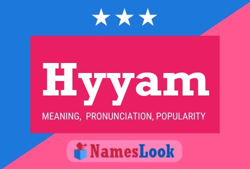 Постер имени Hyyam