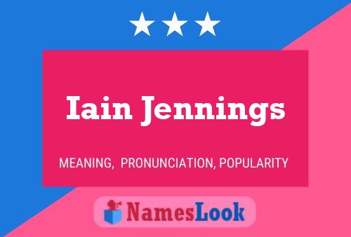 Постер имени Iain Jennings