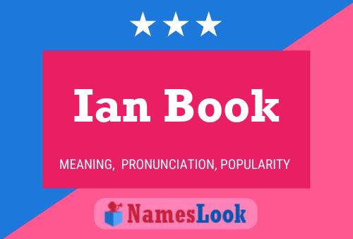 Постер имени Ian Book