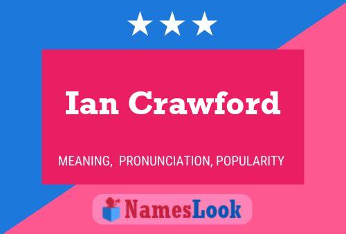 Постер имени Ian Crawford