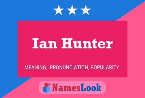 Постер имени Ian Hunter