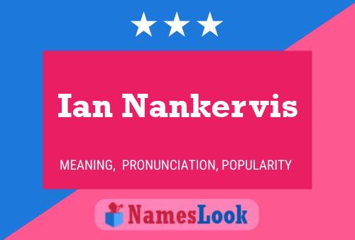 Постер имени Ian Nankervis