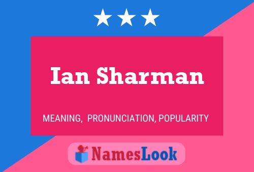 Постер имени Ian Sharman