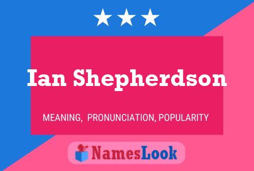 Постер имени Ian Shepherdson