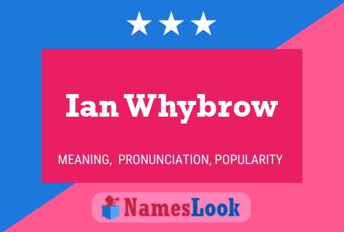 Постер имени Ian Whybrow