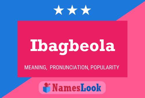 Постер имени Ibagbeola