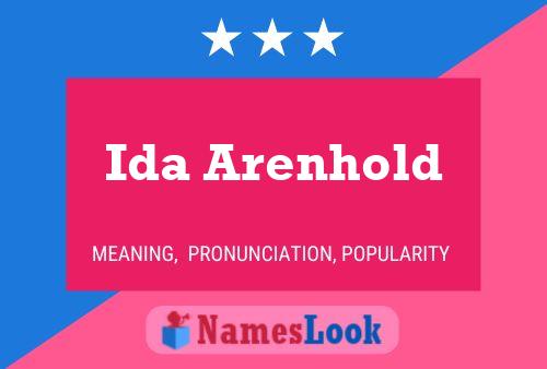 Постер имени Ida Arenhold