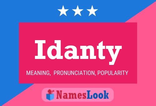 Постер имени Idanty