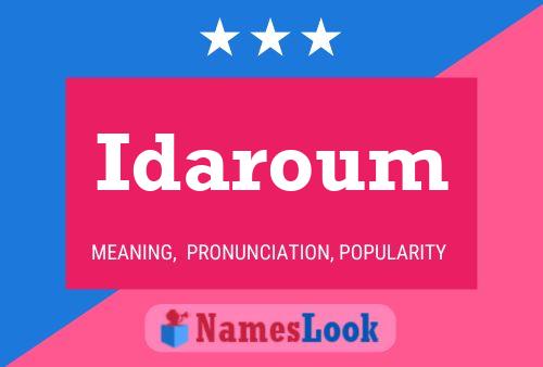 Постер имени Idaroum