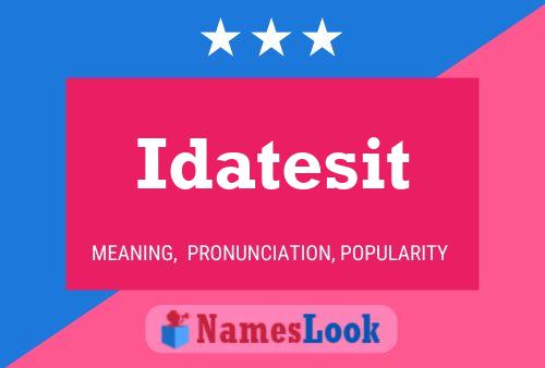 Постер имени Idatesit