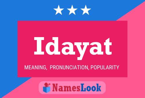 Постер имени Idayat