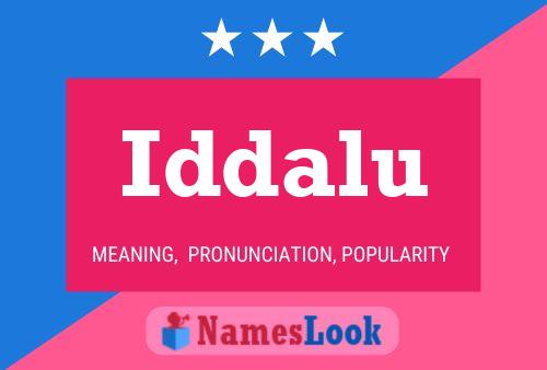 Постер имени Iddalu