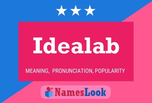 Постер имени Idealab