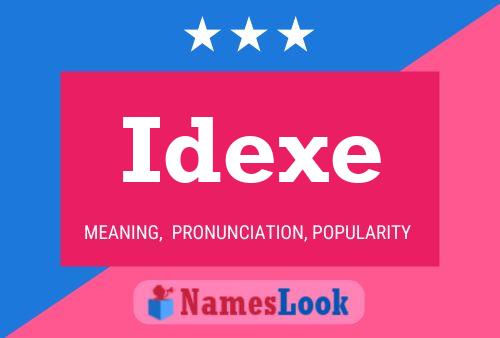 Постер имени Idexe