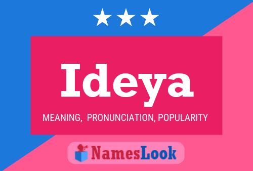 Постер имени Ideya