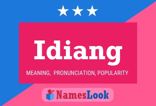 Постер имени Idiang