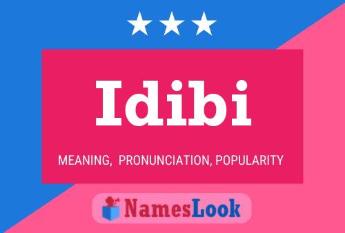 Постер имени Idibi