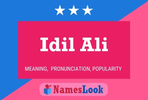 Постер имени Idil Ali