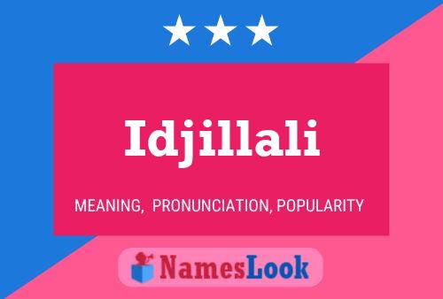 Постер имени Idjillali