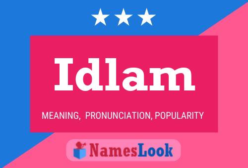 Постер имени Idlam