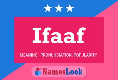 Постер имени Ifaaf