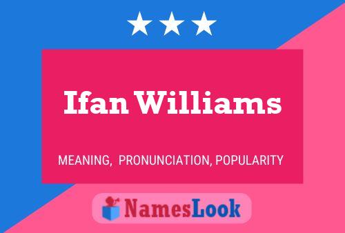 Постер имени Ifan Williams