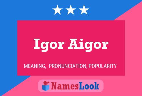 Постер имени Igor Aigor