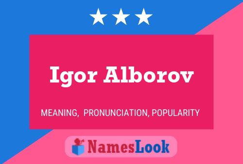 Постер имени Igor Alborov