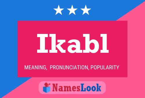 Постер имени Ikabl