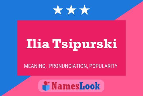 Постер имени Ilia Tsipurski