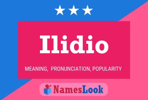 Постер имени Ilidio