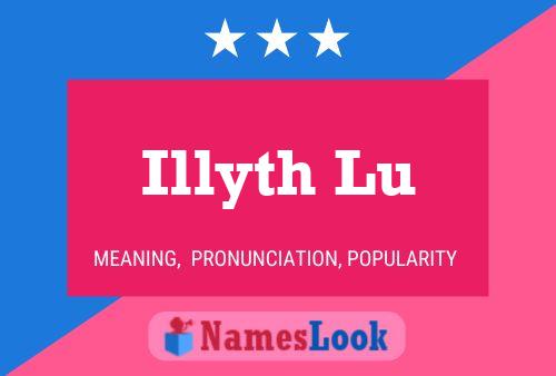 Постер имени Illyth Lu