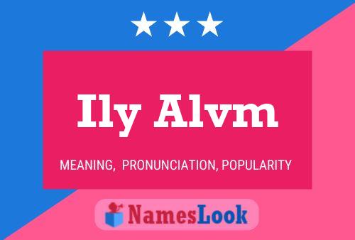 Постер имени Ily Alvm