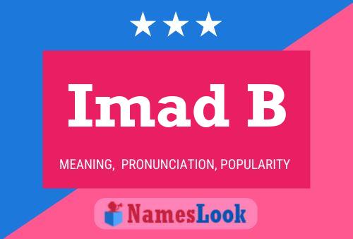 Постер имени Imad B