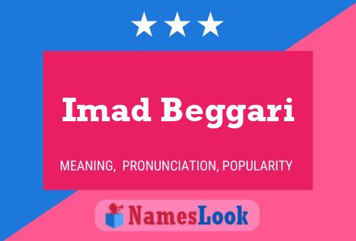 Постер имени Imad Beggari