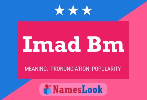 Постер имени Imad Bm