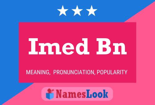 Постер имени Imed Bn