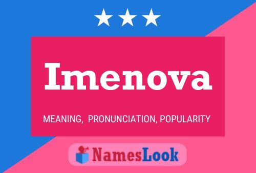 Постер имени Imenova