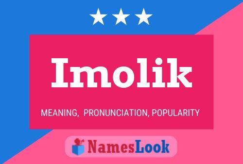 Постер имени Imolik