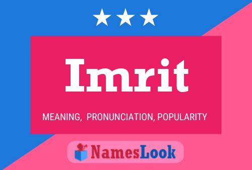 Постер имени Imrit