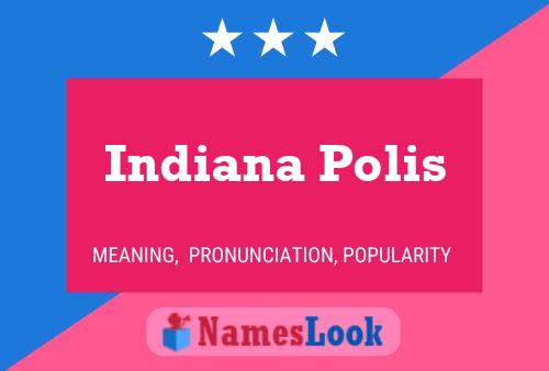 Постер имени Indiana Polis