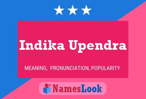 Постер имени Indika Upendra