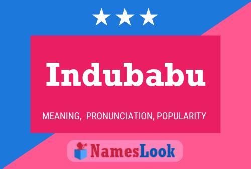 Постер имени Indubabu