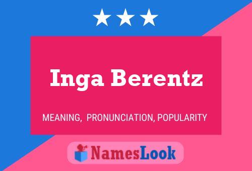 Постер имени Inga Berentz