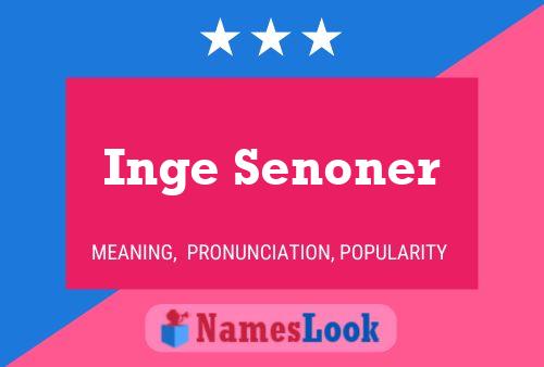 Постер имени Inge Senoner