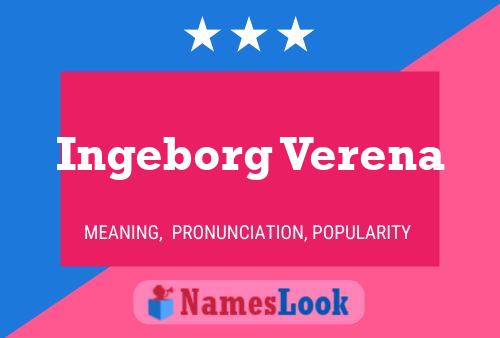 Постер имени Ingeborg Verena